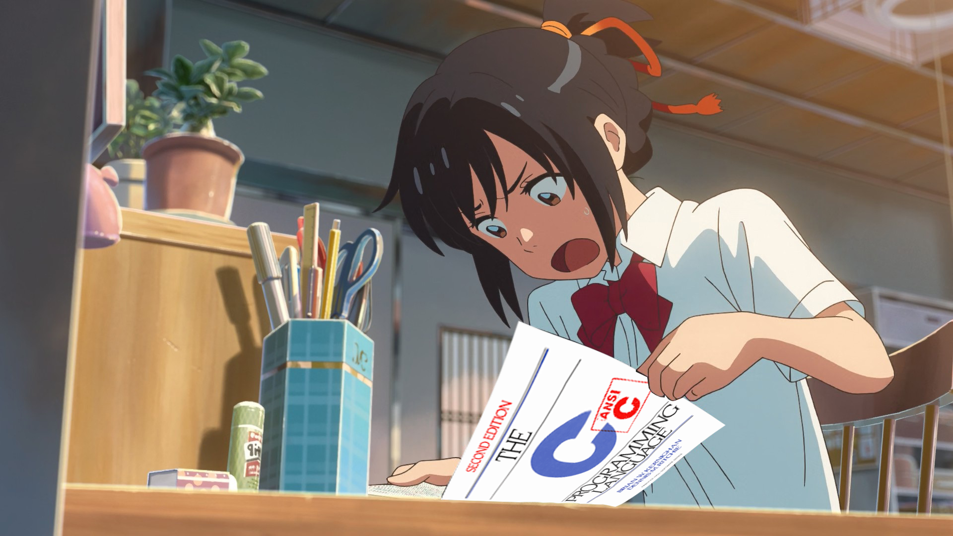 Miyamizu_Mitsuha_Reading_C_Programming